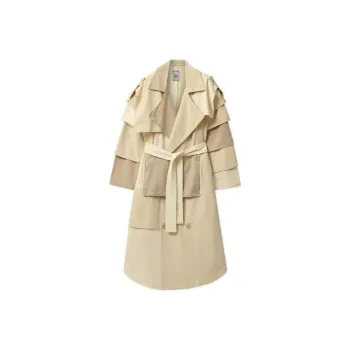 KIDSUPER STUDIOS FW24 Trench Coat Men's Light Brown