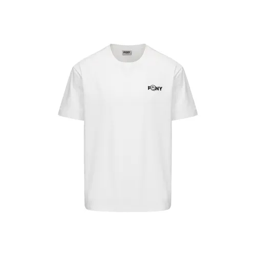 Pony T Shirts Unisex White