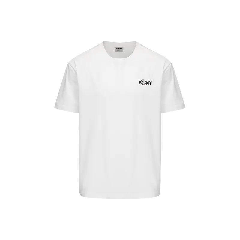 Pony T Shirts Unisex White-0