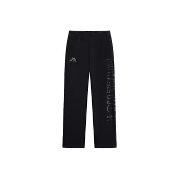 Kappa 1916 Series Knitted Sweatpants Unisex Black
