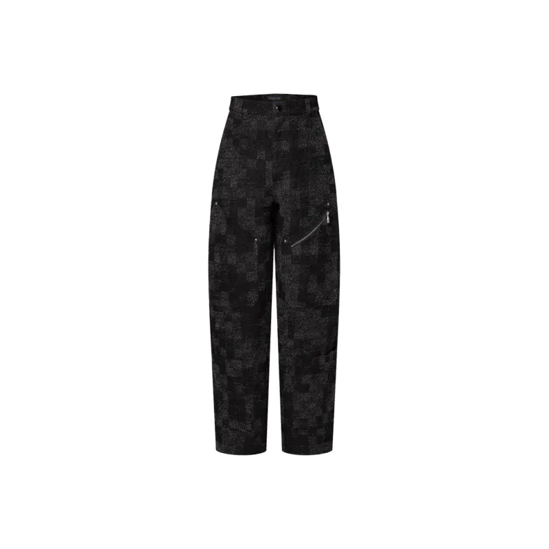 LOUIS VUITTON Denim Bouclette Workwear Denim Pants-0