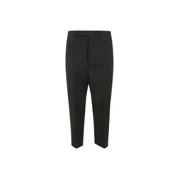 RICK OWENS Tapered-Leg Cropped Trousers