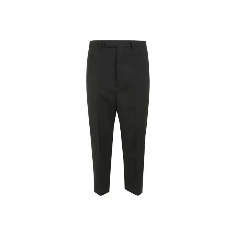 RICK OWENS Tapered Leg Cropped Trousers-0