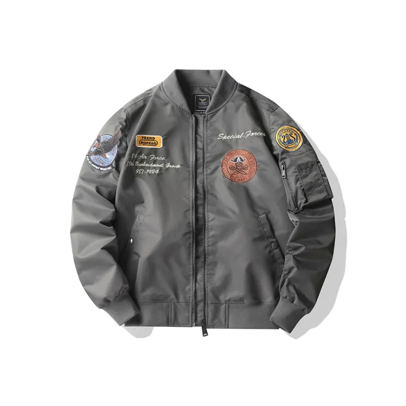 TREK&TRAVEL Baseball Jacket Men's-15