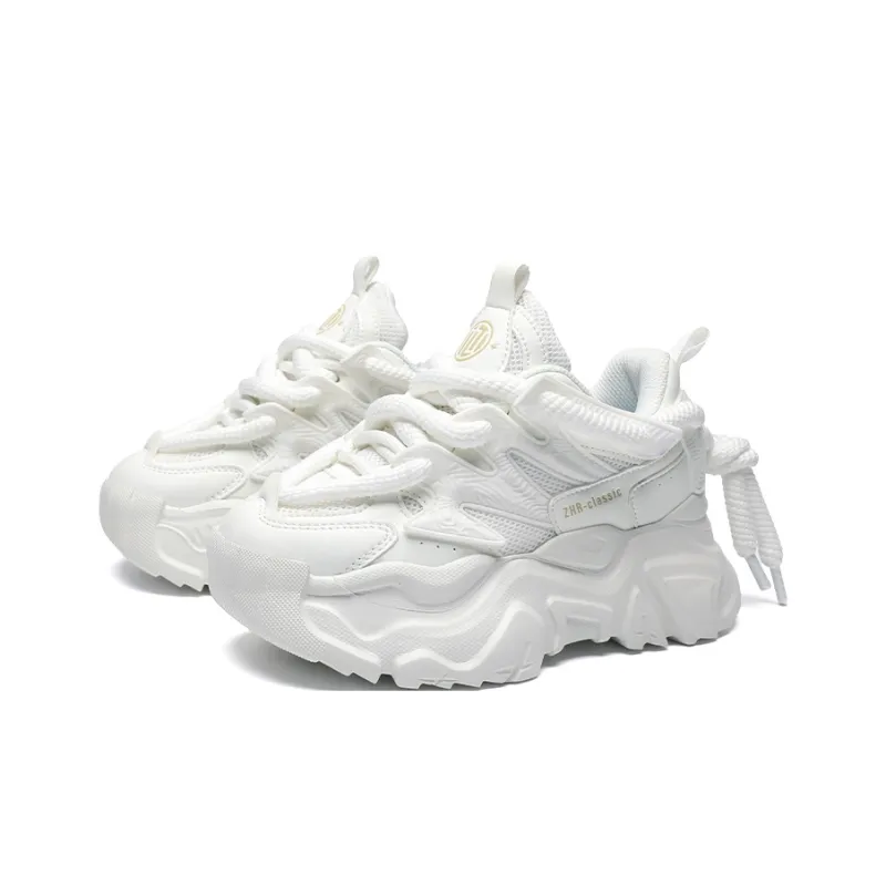 DEFINE CHOICE Breathable Height Increase Low Top Chunky Sneakers Unisex-3
