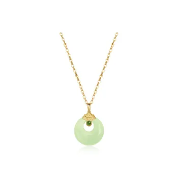 BHI Colored Glaze Jade Necklaces Women's