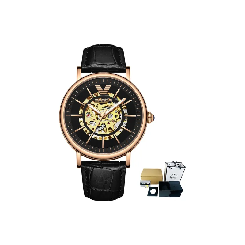 Sanda Automatic Mechanical Movement Watch Men's Watches White Dial-0