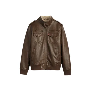Levi’s Leather Jacket Men's Brown