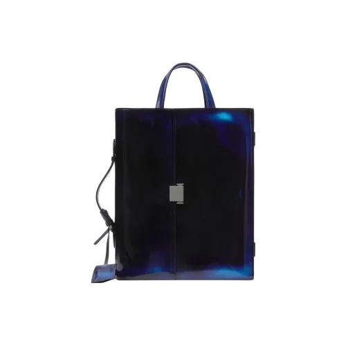 ADER ERROR Cow Leather Tote Bag, Shopping Bag, Shoulder Bag, Crossbody Bag, Handbag Men's Dark Blue