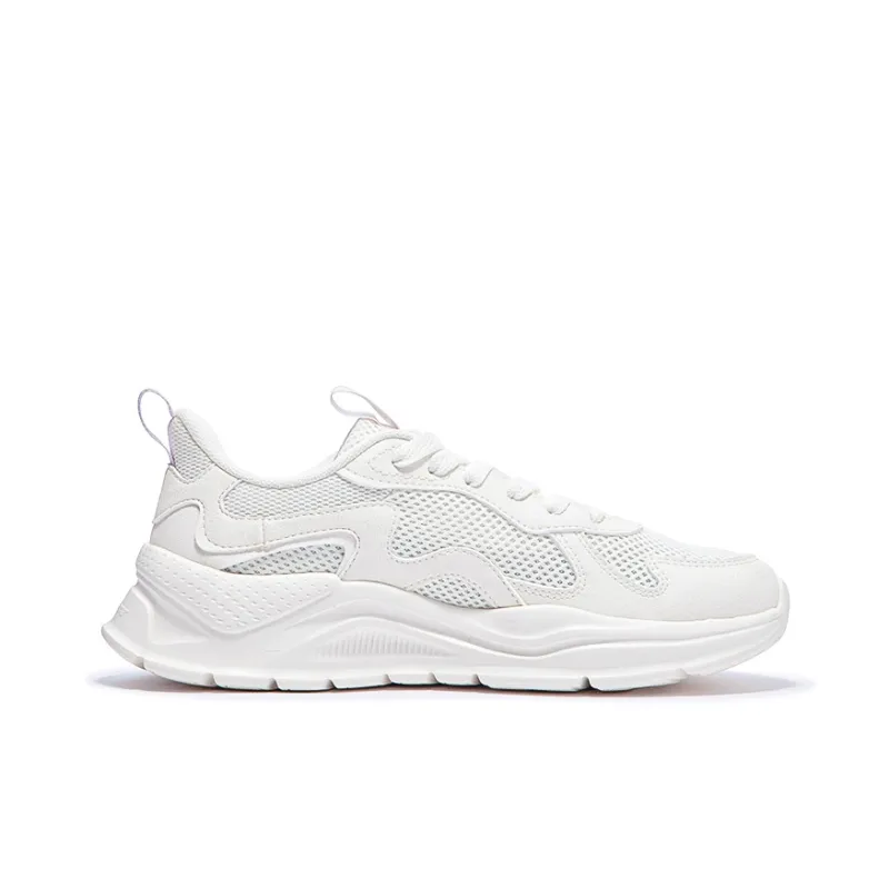 361° Cushioning, Breathable, Lightweight Low Top Casual Shoes Women's Feather White Micro Grape Purple-1