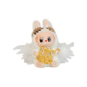 [Dress Up Doll] POP MART THEMONSTERS Angel Labubu Happiness Factor Hang Tag Box Labubu Coca Cola Vinyl, Height 15cm