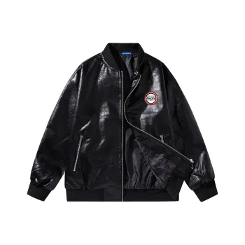 David Bakken x DAOMEIXIONG Leather Jacket Unisex