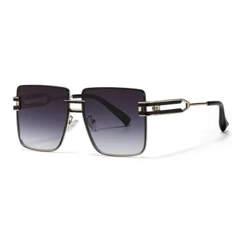 YUZHAOLIN Metal Irregular Shape Sunglasses Unisex