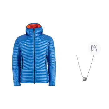 MAMMUT Eigerjoch Down Jacket Unisex Egret Blue Comes With Necklace