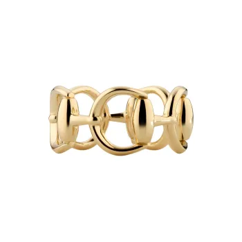 GUCCI 18K Gold Rings Unisex Gold