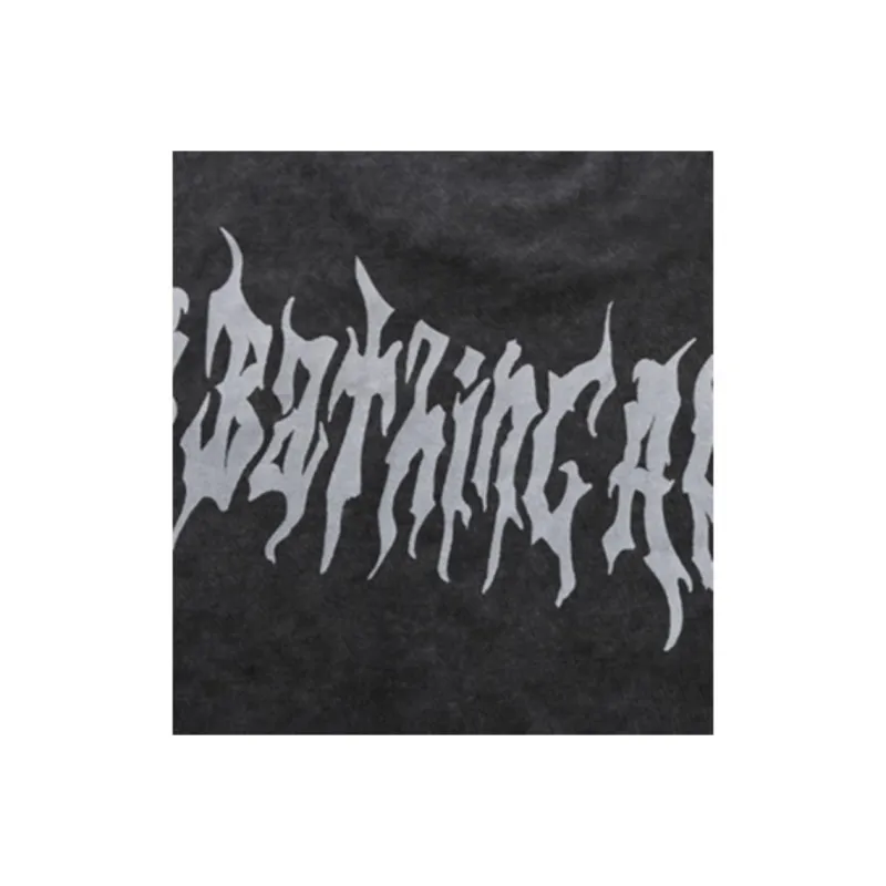 A BATHING APE ® Logo print T shirt-2