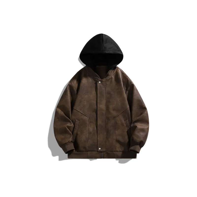 Izex Leather Jacket Unisex Gray-12