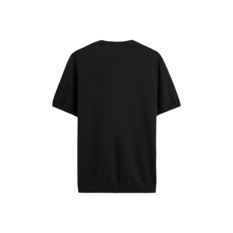 ZARA T Shirts Men Black-1