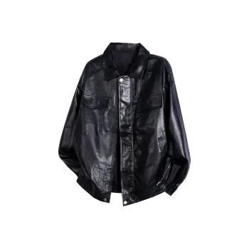Yiwen Leather Jackets Unisex