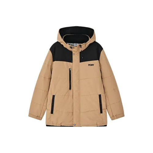 Pony Puffer Jackets Men Umber