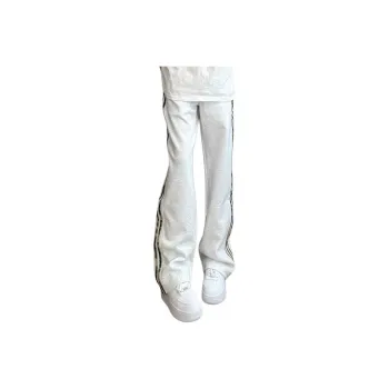 CORNILOT Casual Pants Unisex Gray