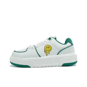PAIN OR PLEASURE Skateboard Shoes Unisex White Green