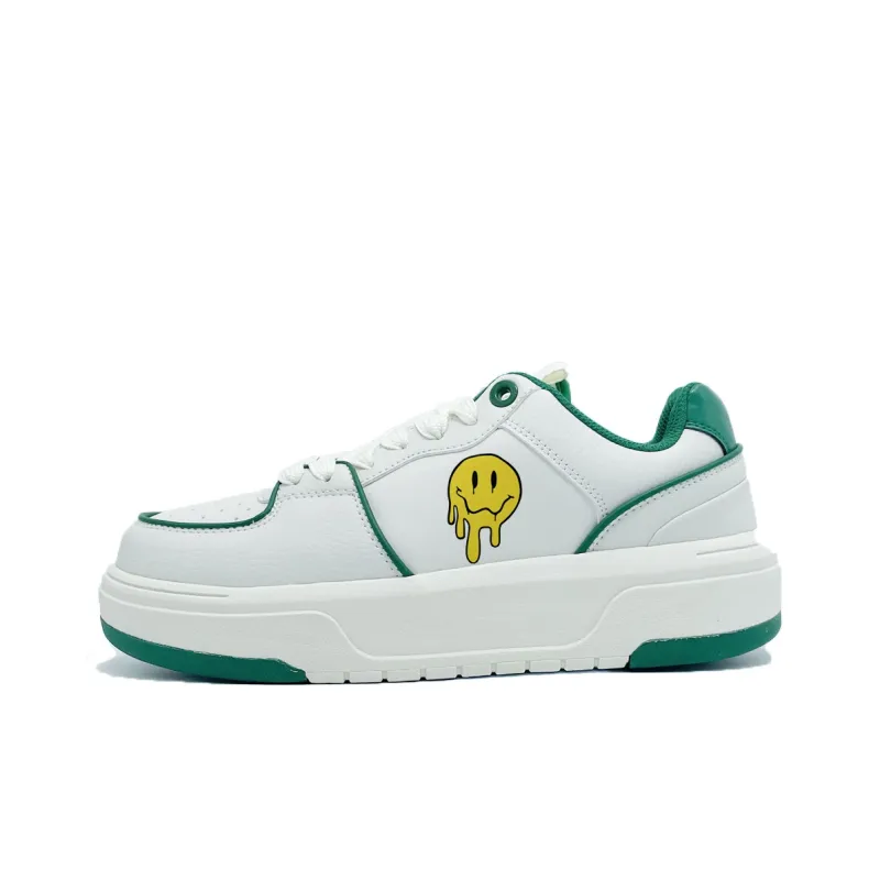 PAIN OR PLEASURE Skateboard Shoes Unisex White Green-0