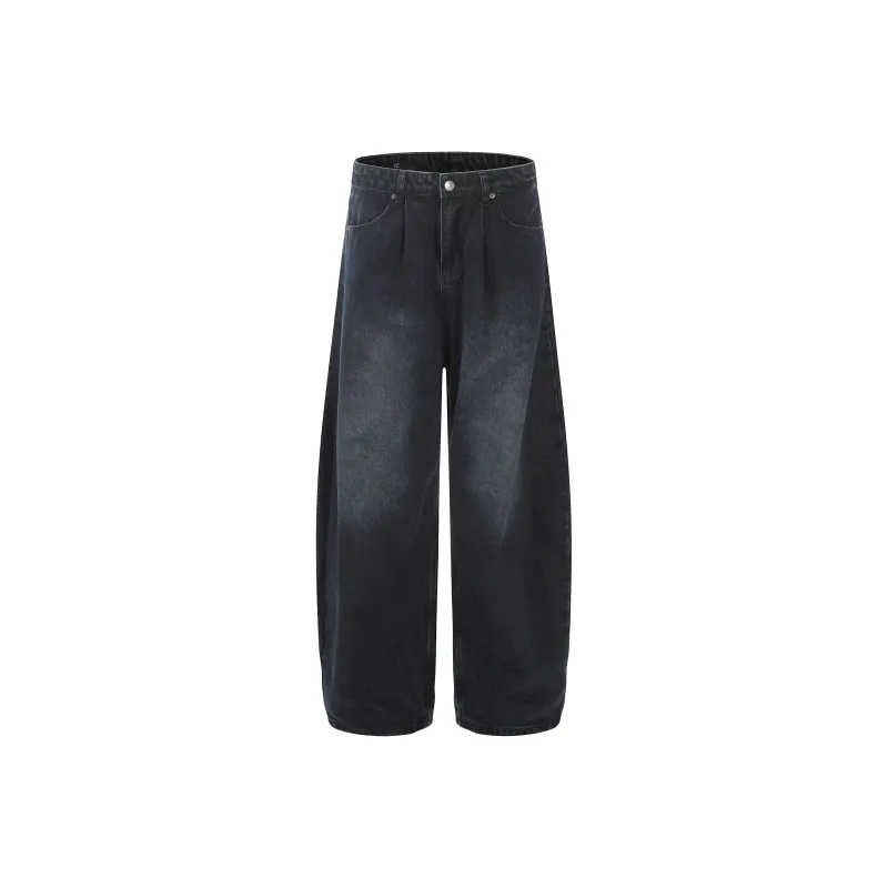GBXM Jeans Unisex Washed Black-0