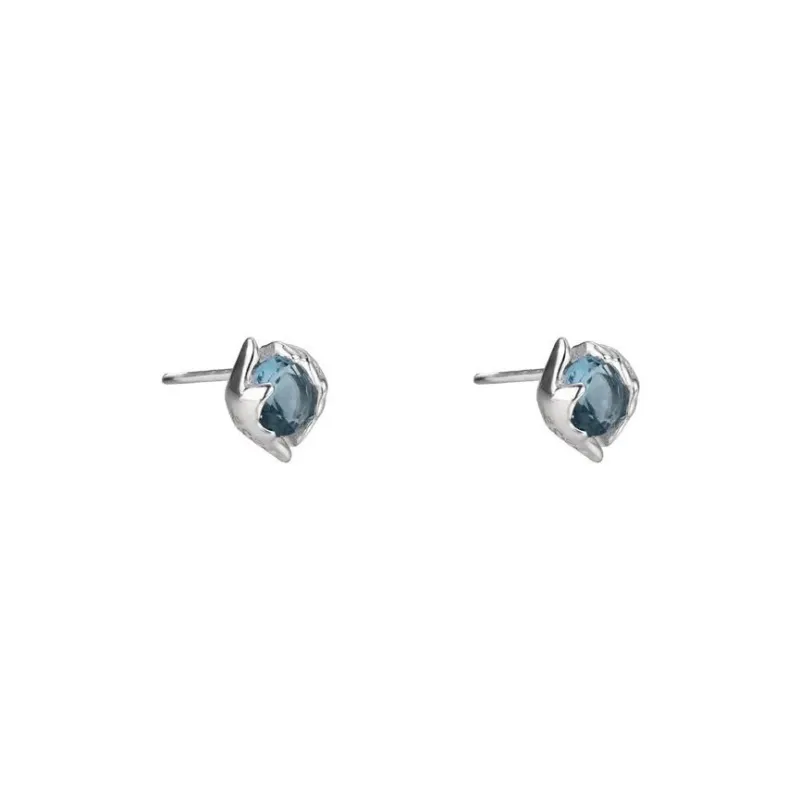 OGDAID S925 Silver Stud Earrings Men's-4