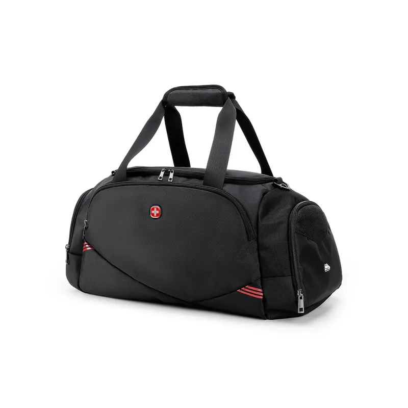 CROSSGEAR Fabric Gym Bag Large Size Unisex Black-1