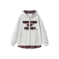 Heather Gray & Red Fleece-Lined