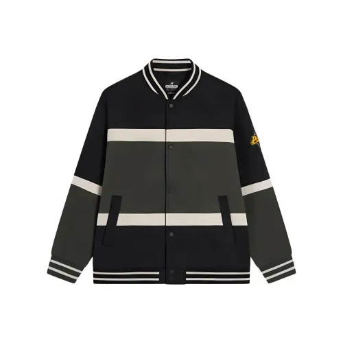 XTEP Basketball Collection Puffer Jacket Men's Dragon Scale Green/Jet Black/Tofu Skin