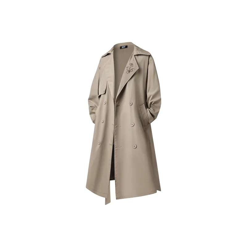 A.X.S.K Trench Coats Unisex-8