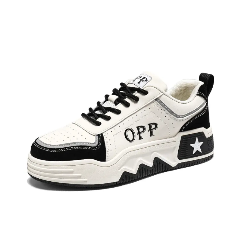 OPP Cushioning Lightweight Breathable Height Increasing Low Top Skateboard Shoes Men's-6