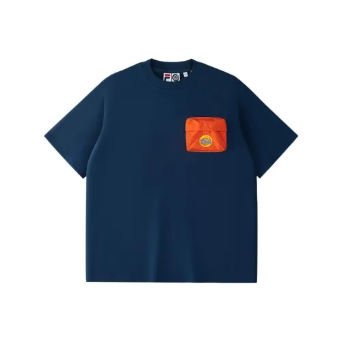 FILA FUSION x ROUND TWO T Shirt Men's Tahoe Blue