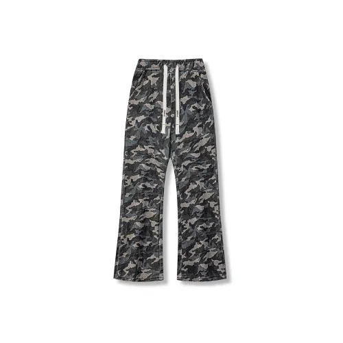 HOKLV Casual pants Maxi Unisex Camouflage