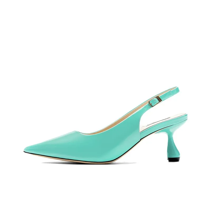 NINE WEST Chunky Heel High Heels 6.5cm Women's-6