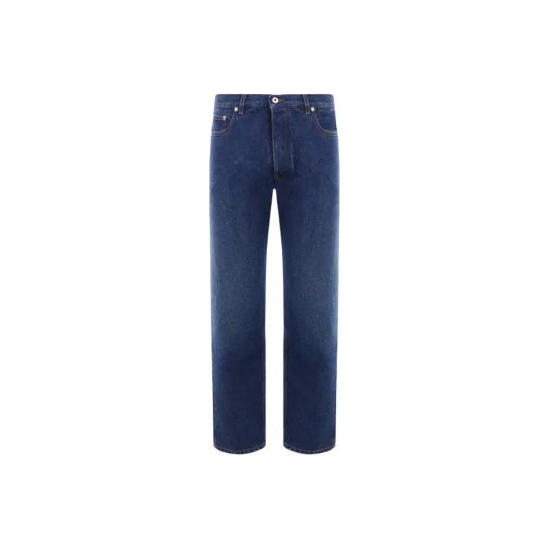 OFF WHITE Script Tapered Jeans-0