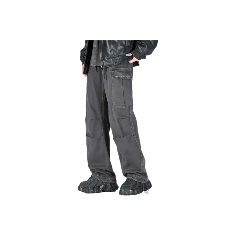 WHELVE Cargo Pants Unisex Black-7