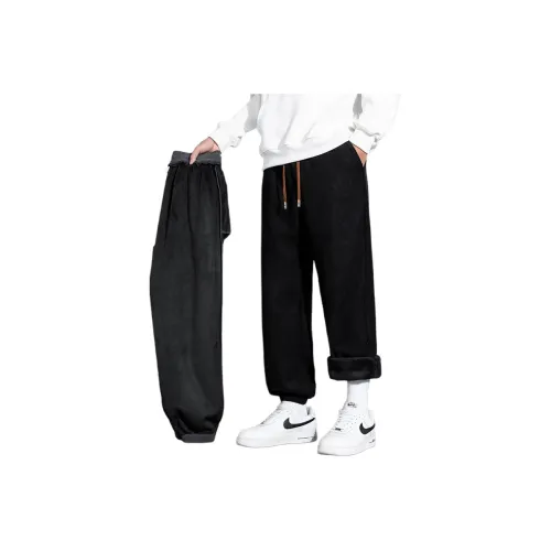 EMINU Casual Pants Unisex Purple