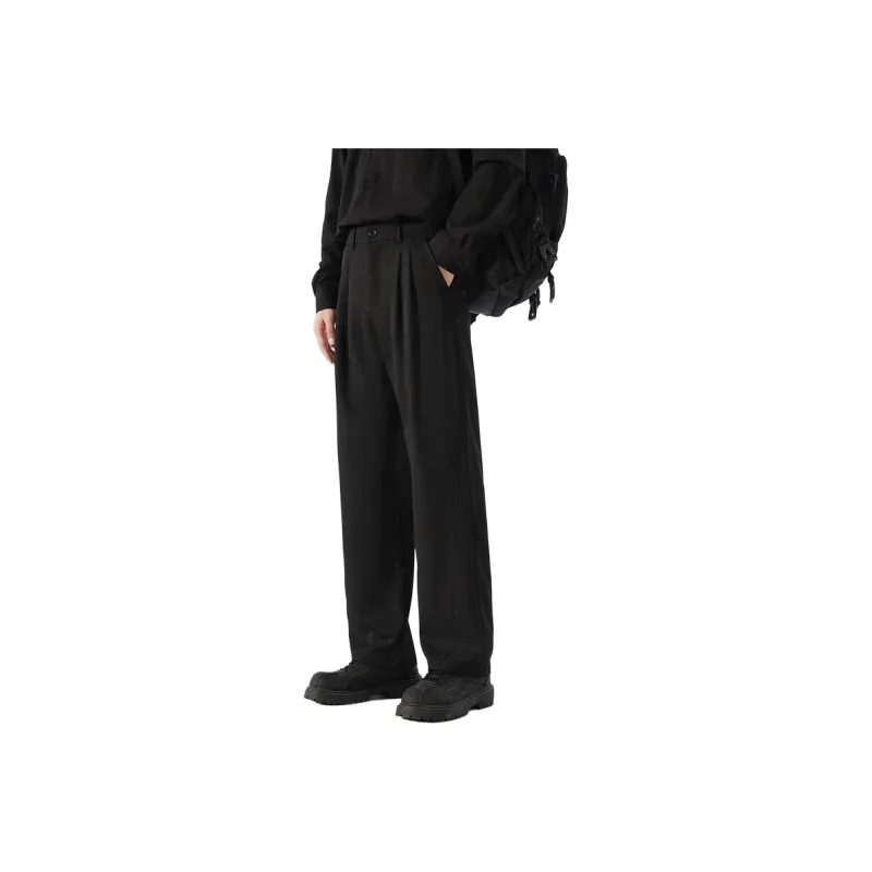 NEAR HERE Casual Pants Unisex Coffee-10