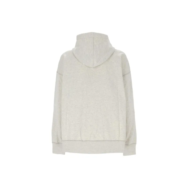ISABEL MARANT Miley Logo Flocked Hoodie-1