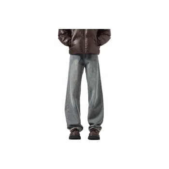 YZ Jeans Unisex Vintage Blue Fleece Lined