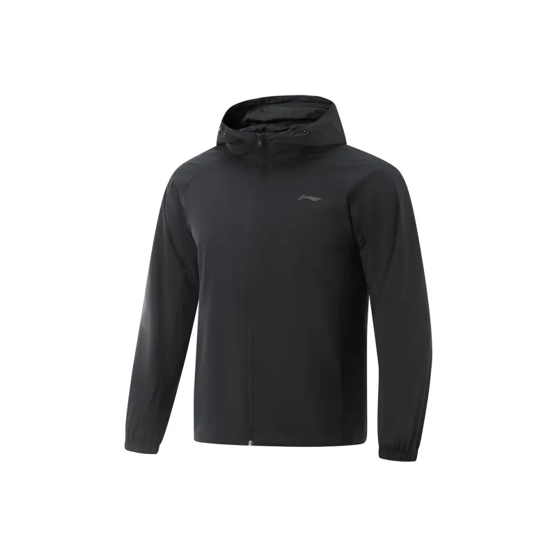 LiNing Fitness Series Trench Coat Men's Black-0