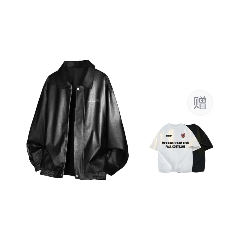 PAUL COSTELLOE Leather Jacket Unisex-22