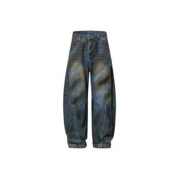 MGXEK Jeans Unisex Blue