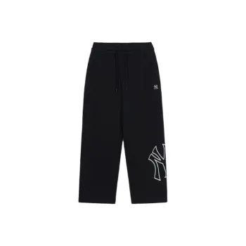 MLB New York Yankees Basic Mega Logo New York Yankees Pants Casual Pants Unisex Black