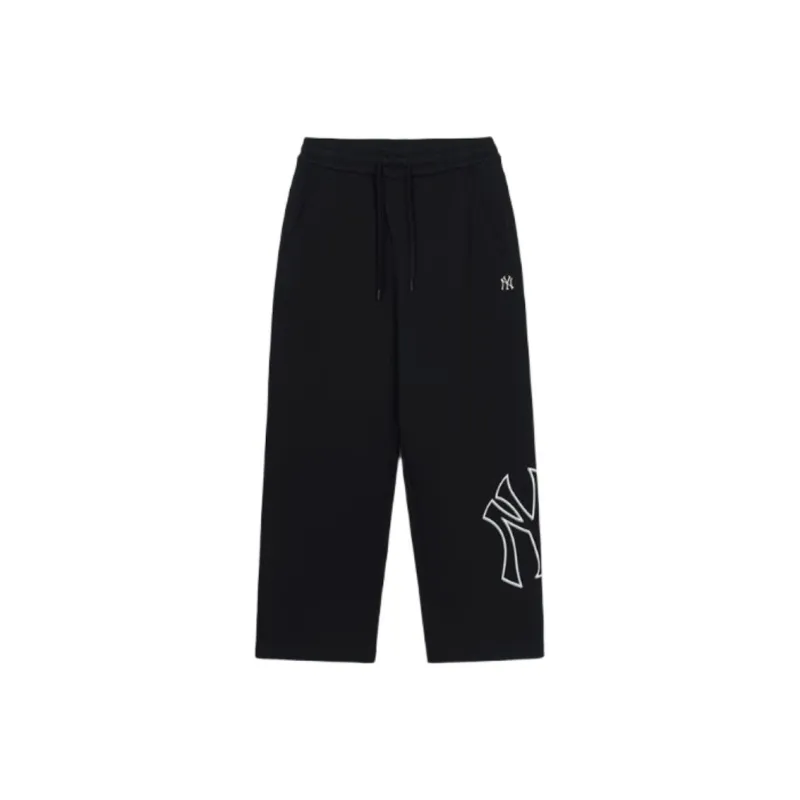 MLB New York Yankees Basic Mega Logo New York Yankees Pants Casual Pants Unisex Black-0