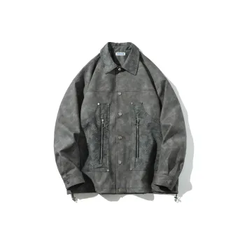 FONDLOOK Leather Jackets Unisex