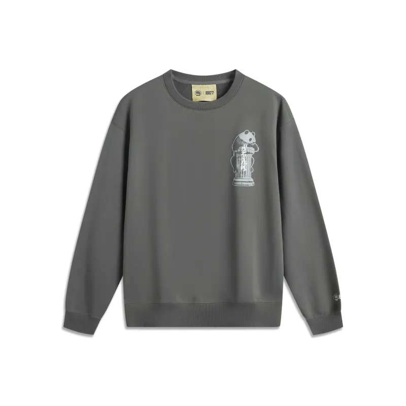 LiNing BadFive Sweatshirt Men's Coal Smoke Gray-0